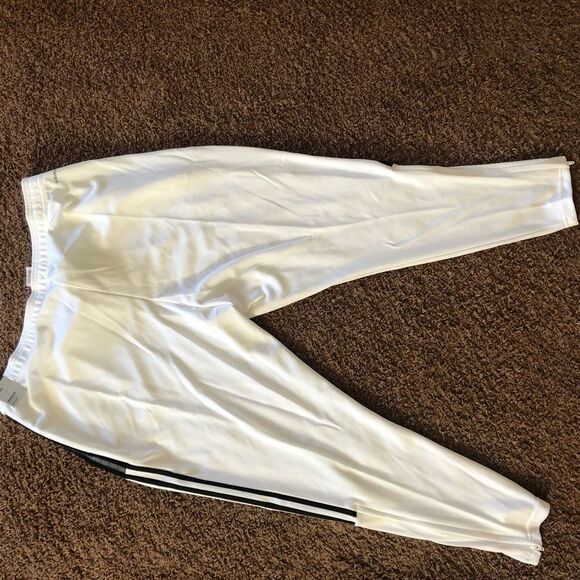 Brand New Plus Size Adidas Tiro Track Pants White & Black For Women Size‎ 2X - Picture 6 of 7